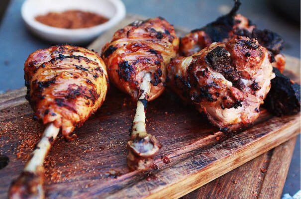 Cosce di pollo al barbecue - Cosce di pollo al barbecue