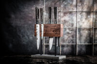 Style de Vie Ceppo magnetico per coltelli in legno di noce