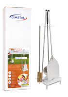 GI.METAL Kit Tripizza uso domestico Set 90cm