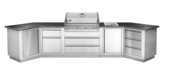 Napoleon Oasis 400 con BILEX605 incl.Top in granito NERO AFRICA