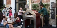 ALFA forno pizza a legna professionale QUATTRO PRO Corten