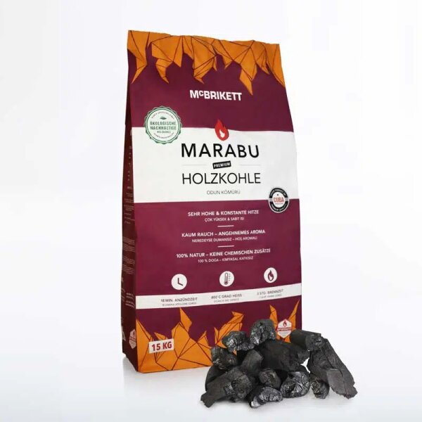 MC BRIKETT Marabu Holzkohle 15 kg
