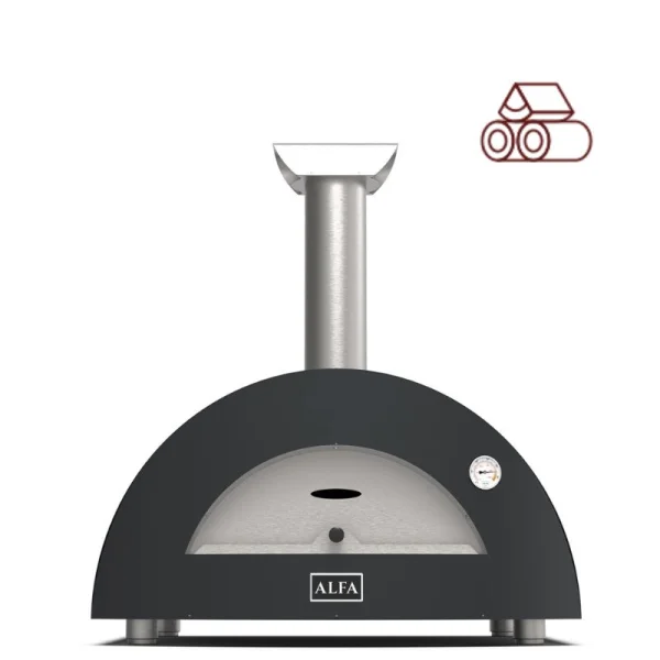 ALFA MODERNO 2 Pizze forno pizza a legna Ardesia grey