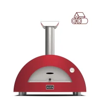 ALFA MODERNO 2 Pizze forno pizza a legna Antique red