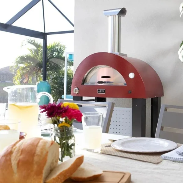 ALFA Pizzaofen MODERNO 2 Pizze Gas Antique red