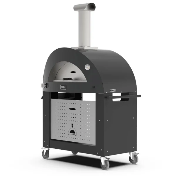 ALFA Pizzaofen MODERNO 3 Pizze Gas Ardesia grey
