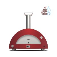 Alfa MODERNO 3 Pizze forno per Pizza a gas Antique red