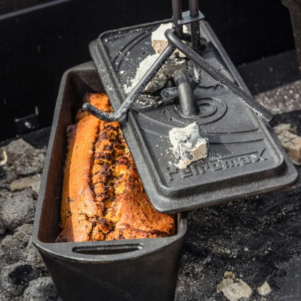 PETROMAX Gusseiserne Kastenform mit Deckel k4