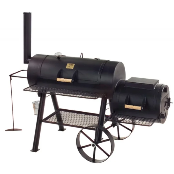 Joe´s BBQ Smoker 16"Longhorn"con piastra, ripiano anteriore e inferiore