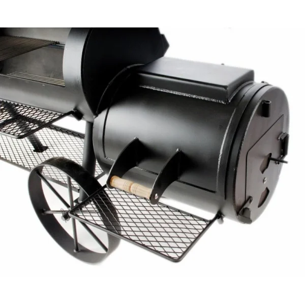 Joe´s BBQ Smoker 16"Longhorn"con piastra, ripiano anteriore e inferiore