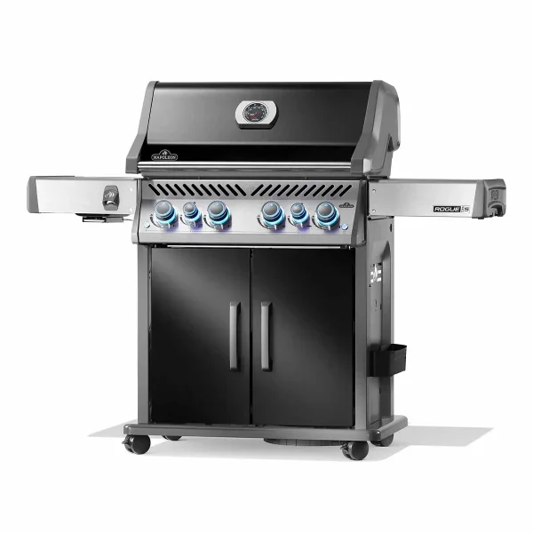 Napoleon Gasgrill Rogue Pro-S 525 schwarz mit Heckbrenner und SIZZLE ZONE