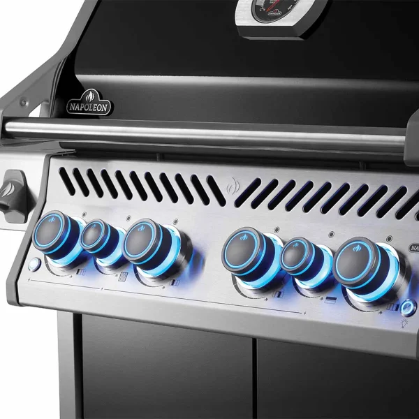 Napoleon Gasgrill Rogue Pro-S 525 schwarz mit Heckbrenner und SIZZLE ZONE