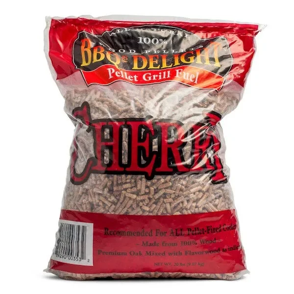 BBQrs Delight Hartholz Pellets, 9 kg Sack Kirsch