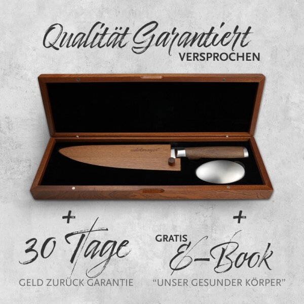 Adelmayer Coltello damastato da cucina 20 cm