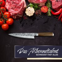 Adelmayer Damast-K&uuml;chenmesser 20 cm