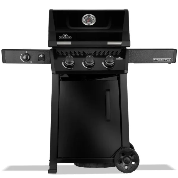 Napoleon barbecue a gas Freestyle 365 nero con fornello laterale