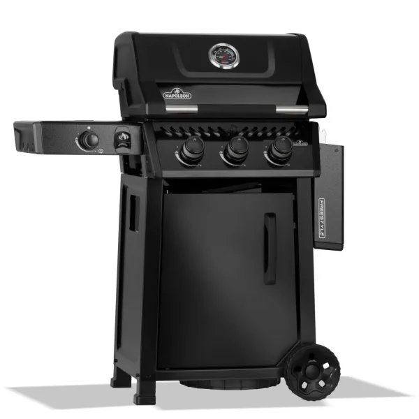 Napoleon barbecue a gas Freestyle 365 nero con fornello laterale