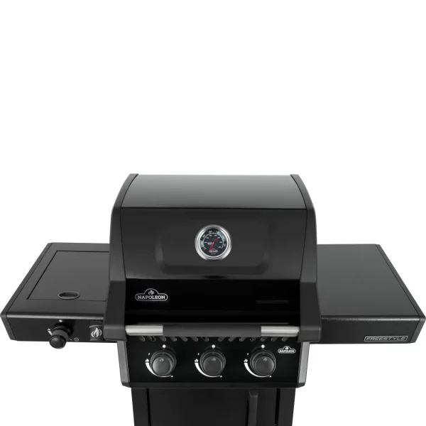 Napoleon barbecue a gas Freestyle 365 nero con fornello laterale