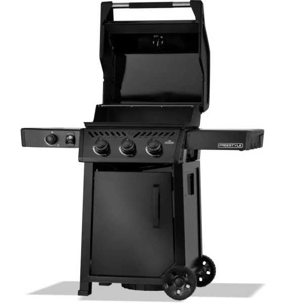 Napoleon barbecue a gas Freestyle 365 nero con fornello laterale