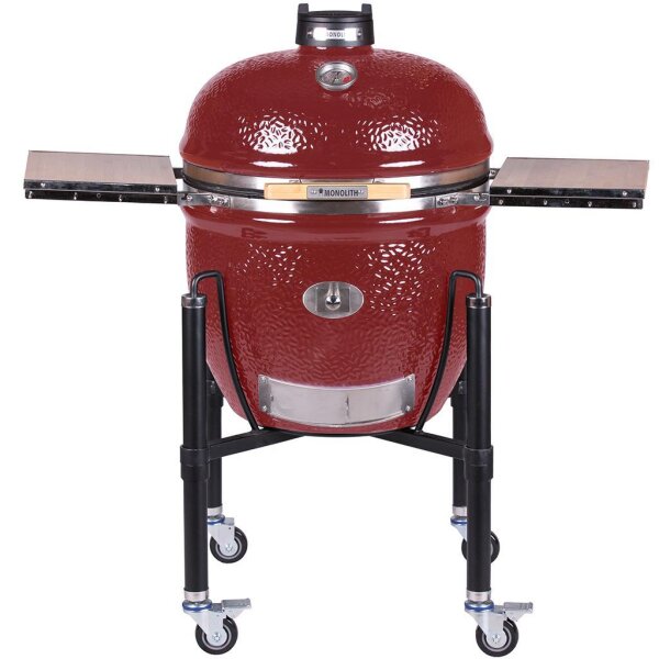 MONOLITH Keramikgrill LeChef rot mit Gestell PRO Serie 2.0, inkl. SGS