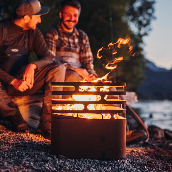 Höfats CUBE Feuerkorb rostig